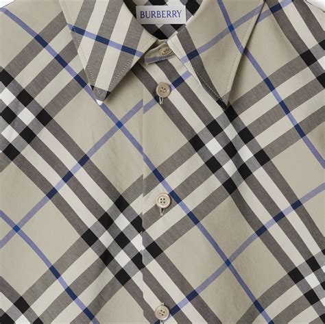 burberry check shirt fake|Relaxed Fit Check Cotton Shirt in Husk .